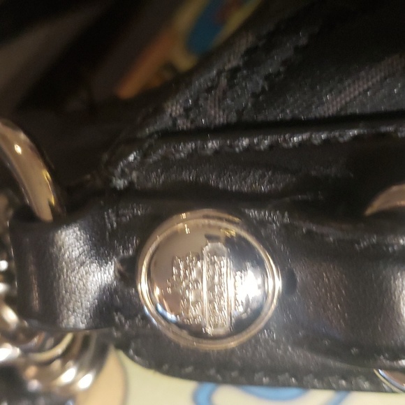 Coach Signature with Pleated Front, Shoulder bag Vintage - Picture 9 of 12